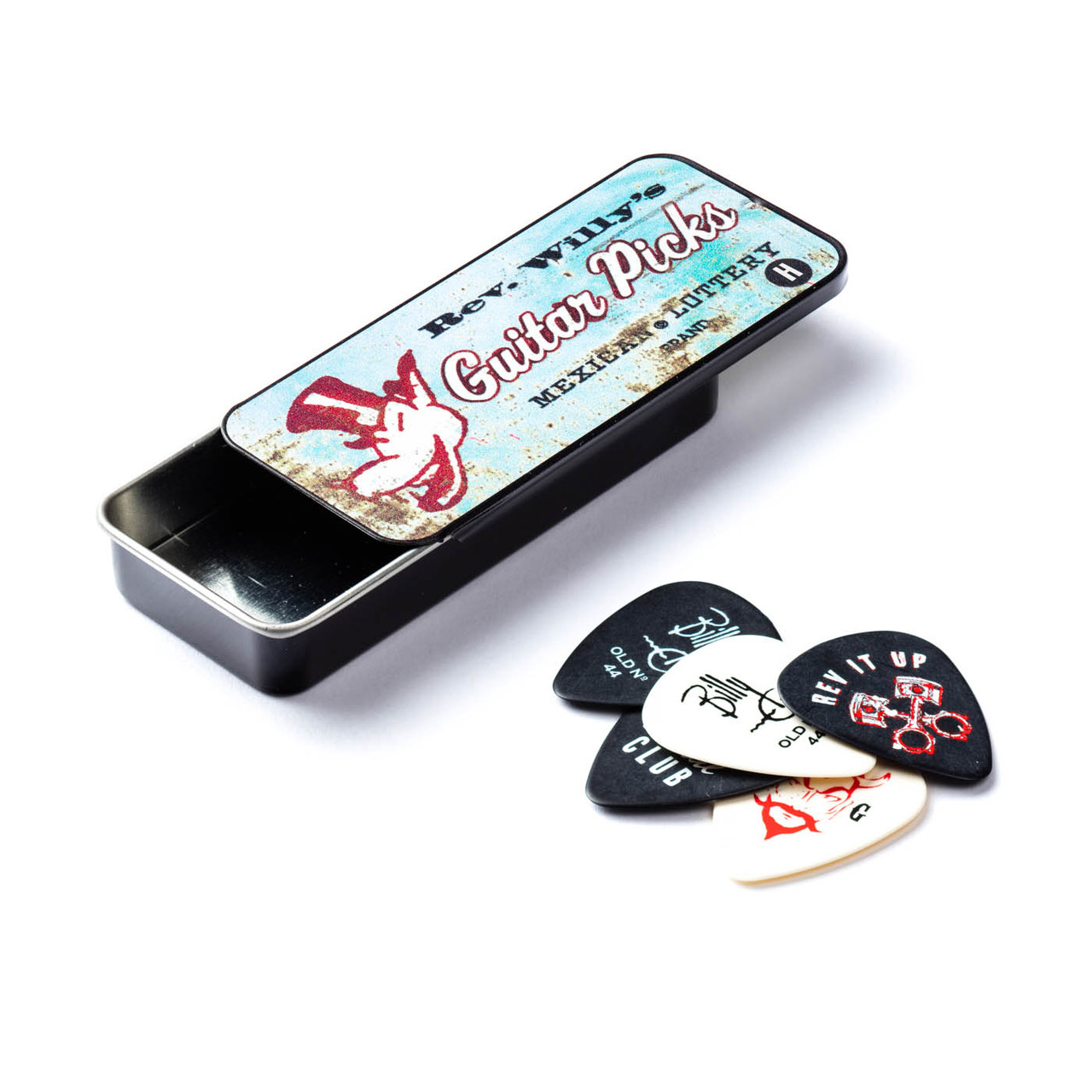 Медиаторы Dunlop RWT03H Billy Gibbons Pick Tin (6 шт) - купить в Воронеже в  интернет-магазине Pult.ru